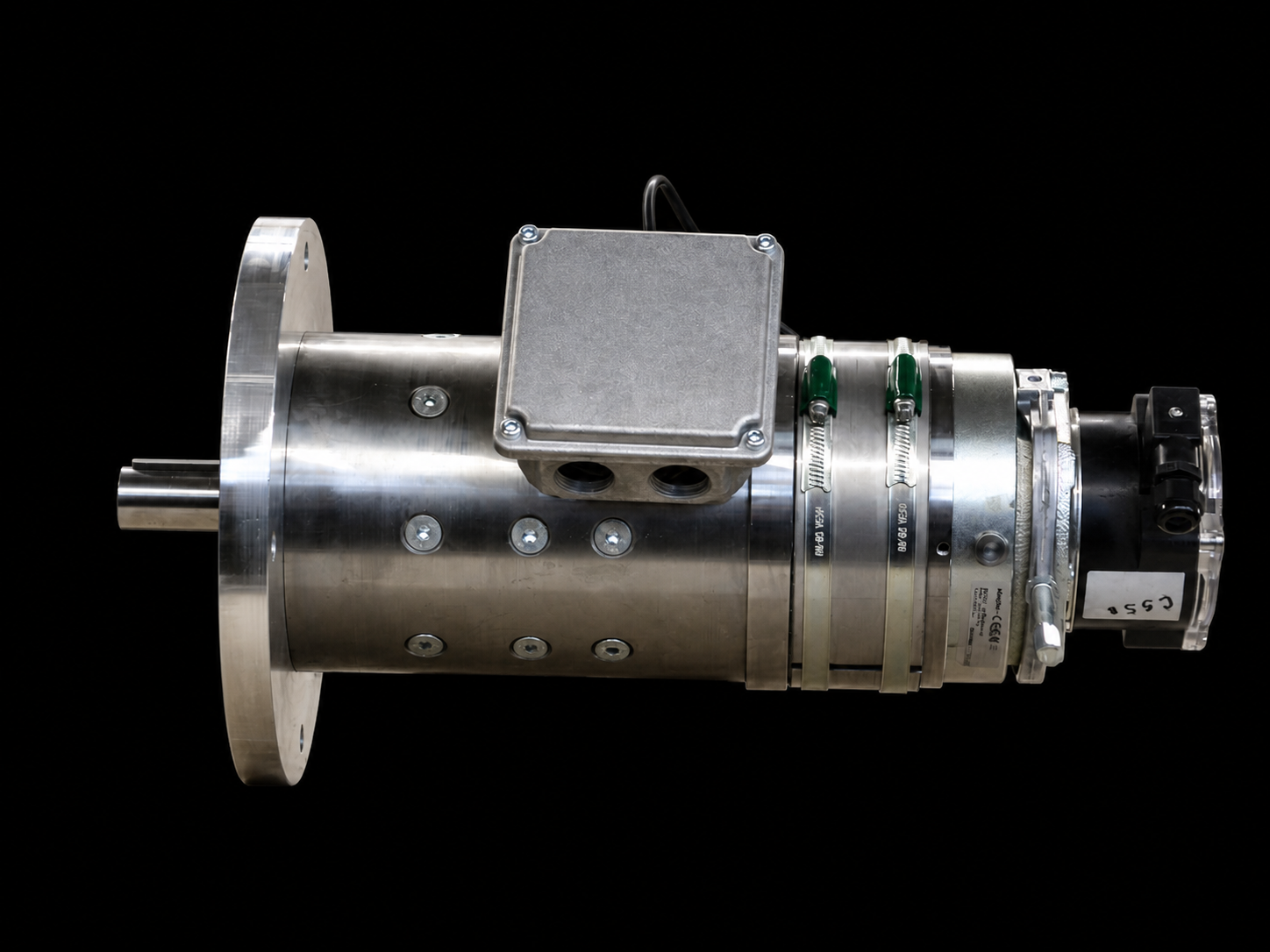 Flansch-Sondermotor mit Geberanbau